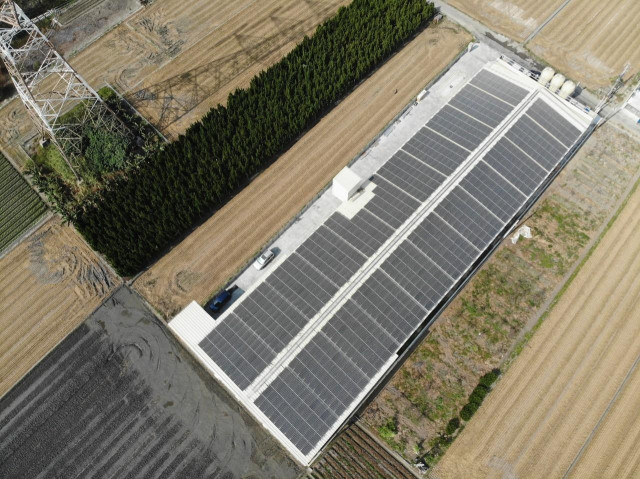 田尾溫室-屋頂太陽能