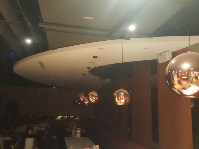 后里餐廳暗架造型天花板