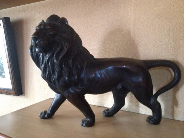 日本銅製獅子