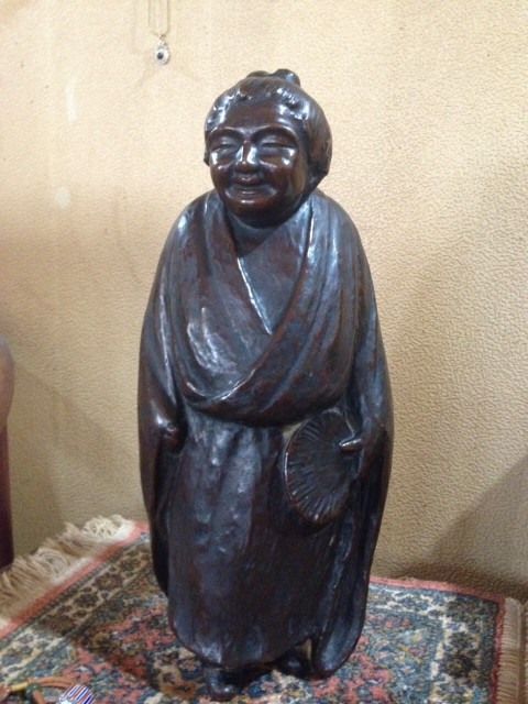 日本銅雕塑作品