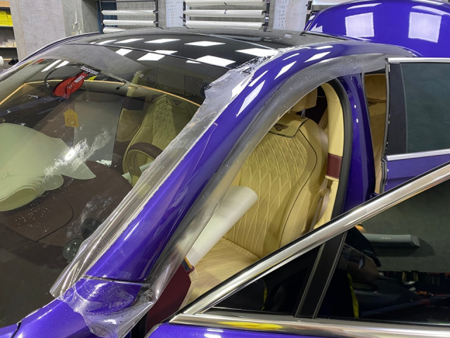 Bentley Flying Spur   全車施工頂級透明TPU自體修復膜