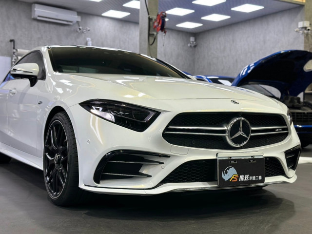 Mercedes-AMG CLS53 4Matic+ 全車施工高亮面鑽石白金改色膜
