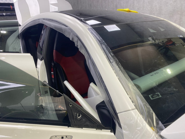 Mercedes-AMG CLA45   全車施工頂級消光透明TPU自體修復膜-局部飾板施工頂級透明TPU自體修復膜點綴